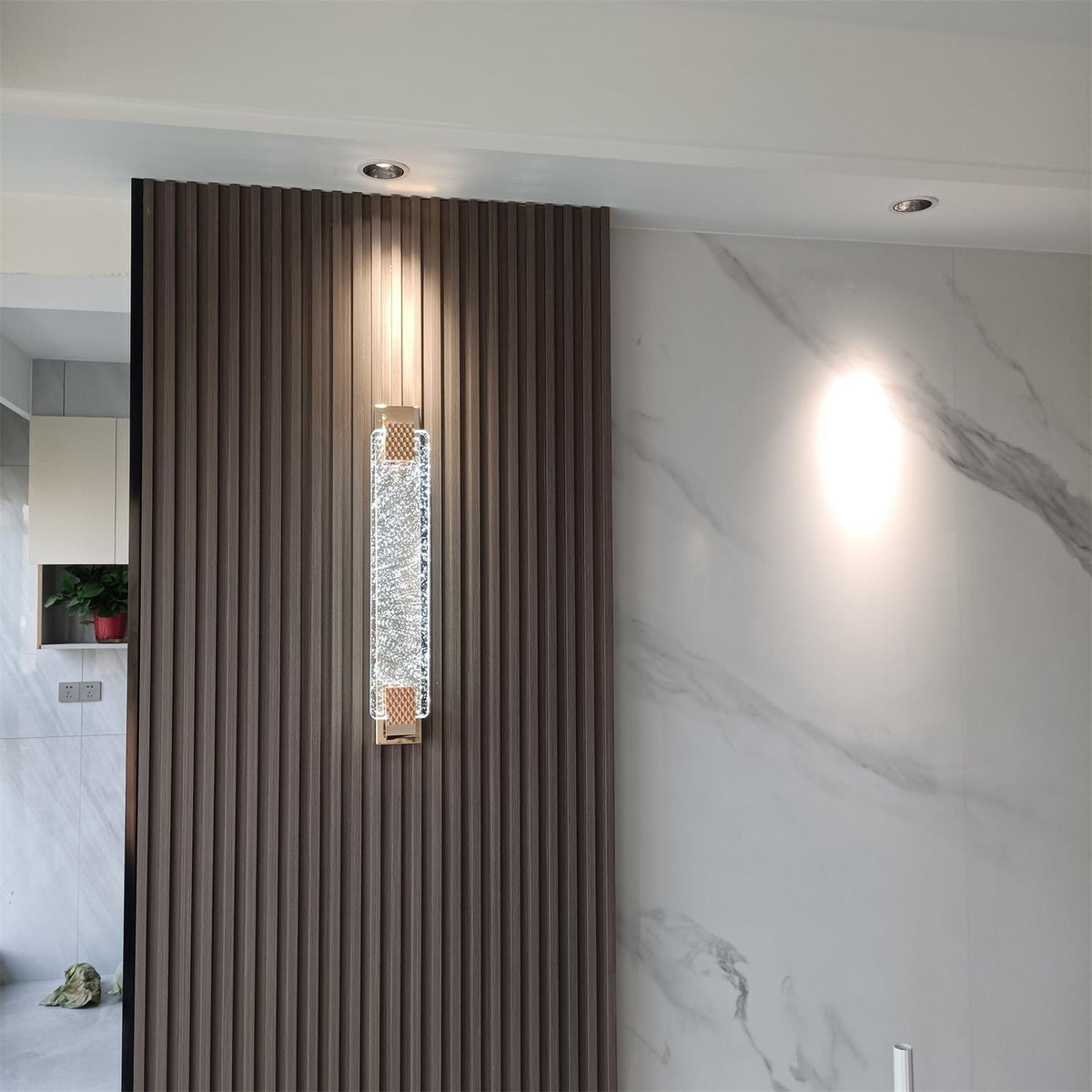 Tevan kristal glamoureus wandlamp