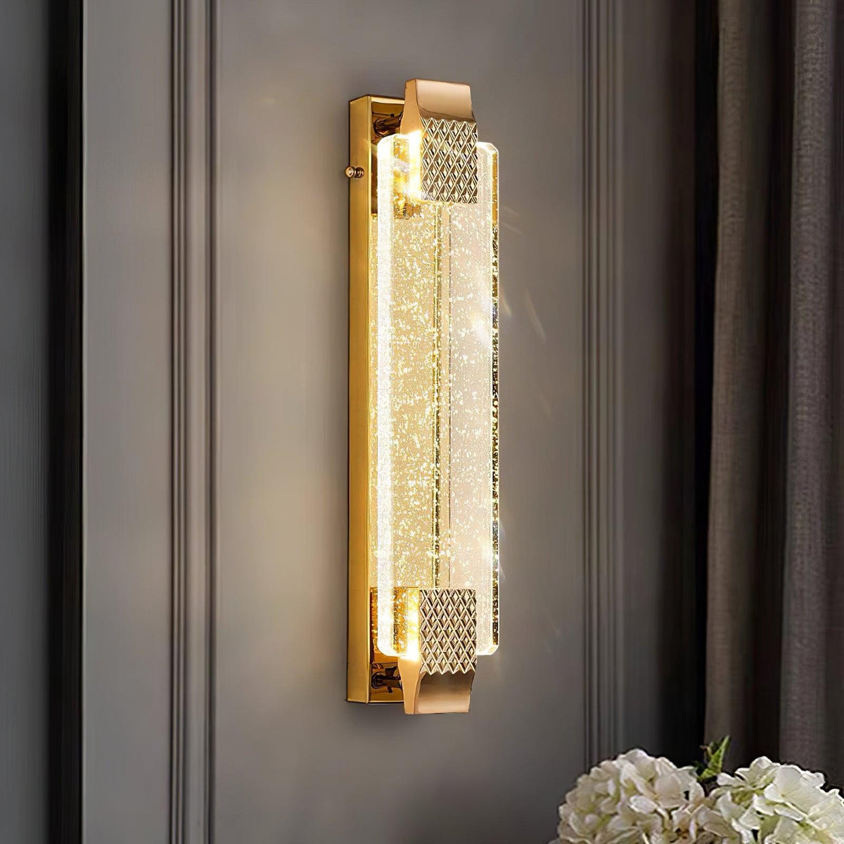 Tevan kristal glamoureus wandlamp
