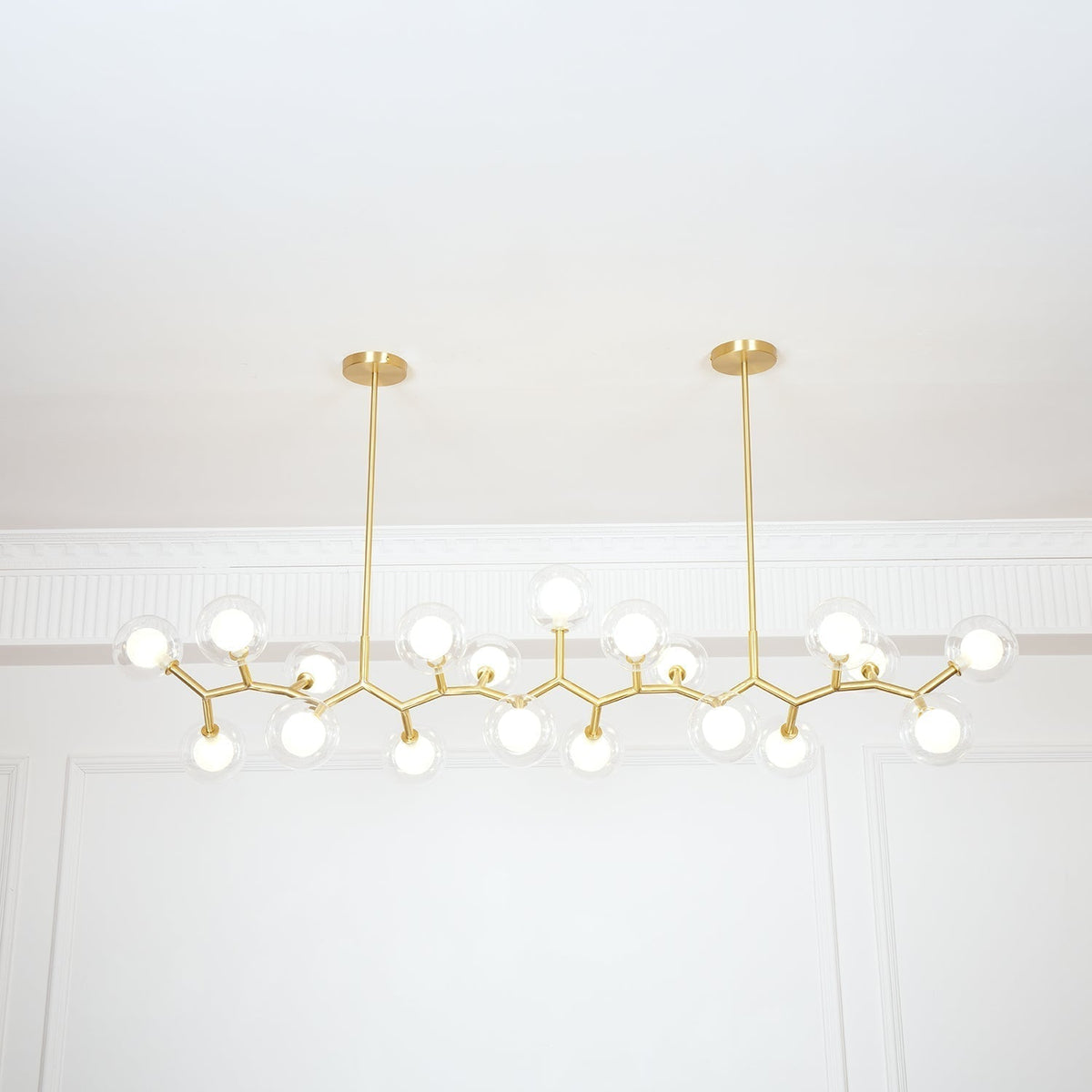 Ivexin Branch hanglamp van messing