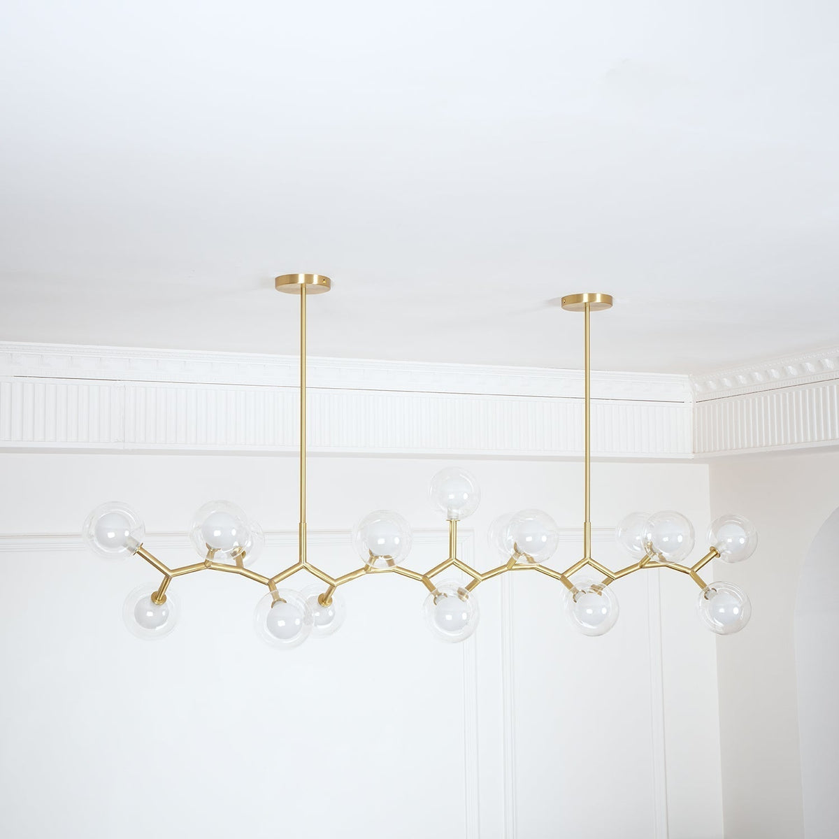 Ivexin Branch hanglamp van messing