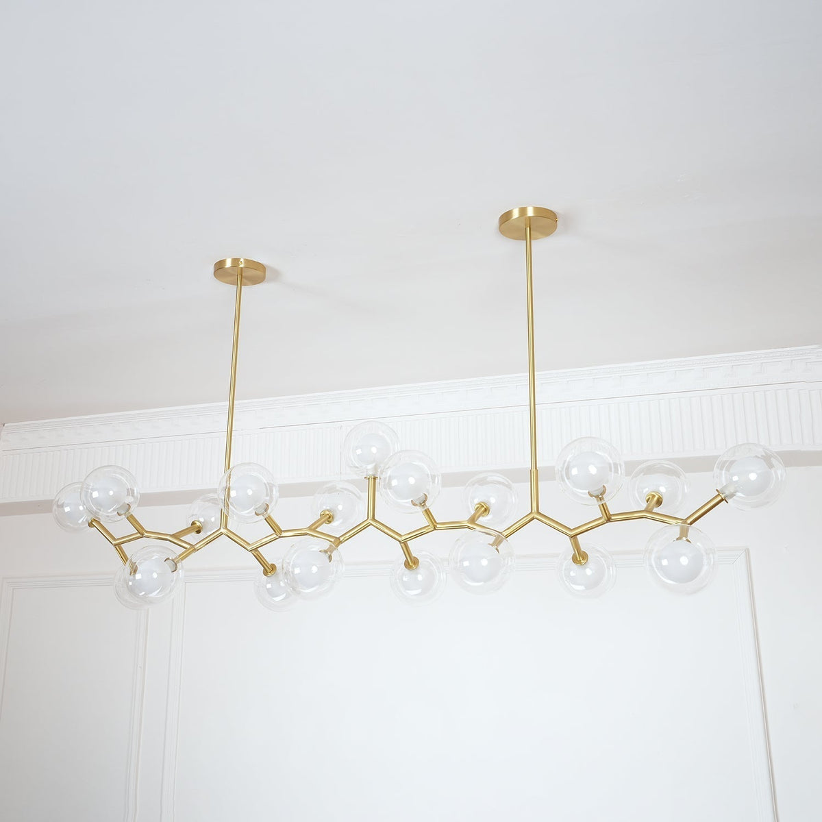 Ivexin Branch hanglamp van messing