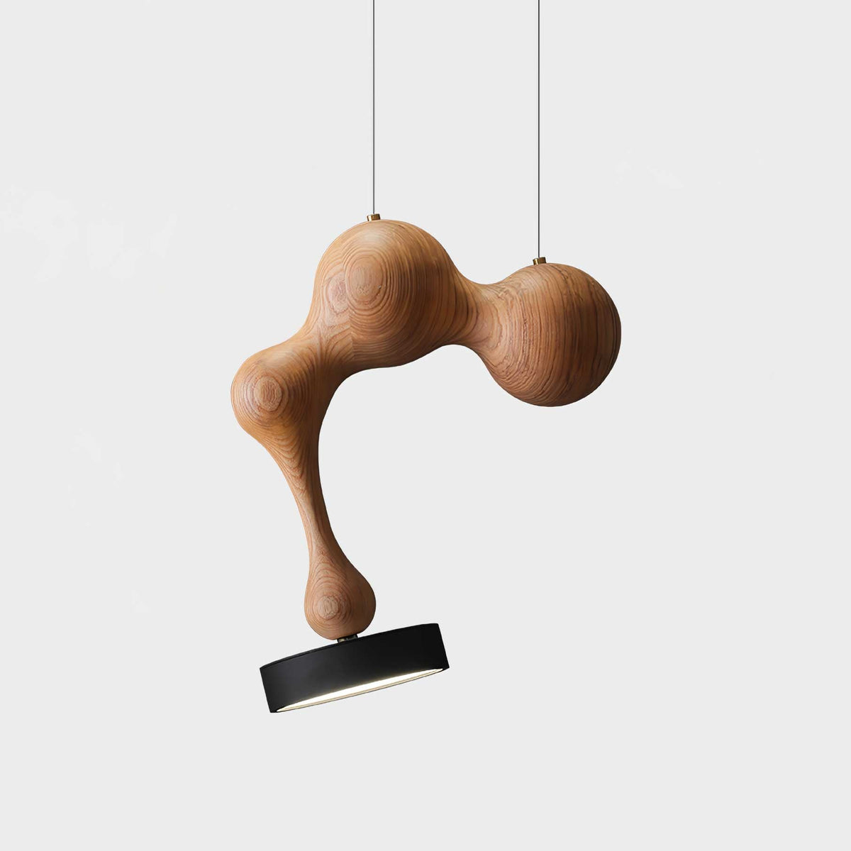 Drovia Rustieke hanglamp van walnoothout