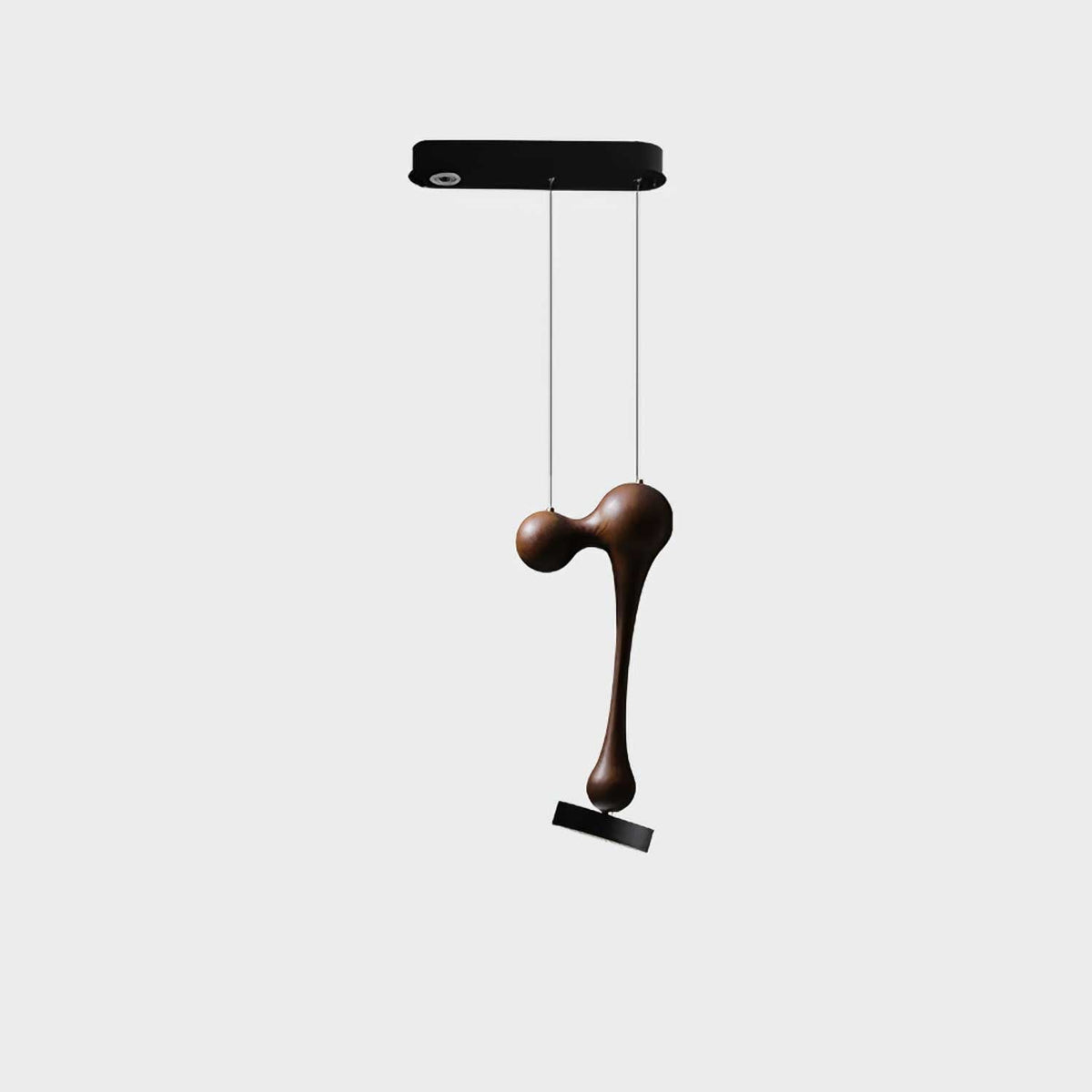Drovia Rustieke hanglamp van walnoothout