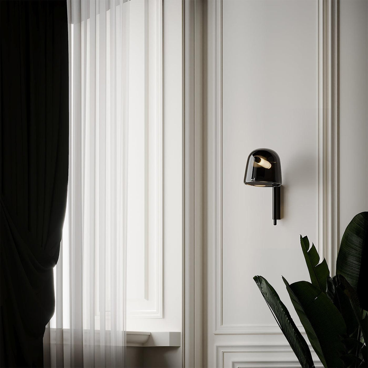 Penumbra Premium Noordse kunst glas wandlamp