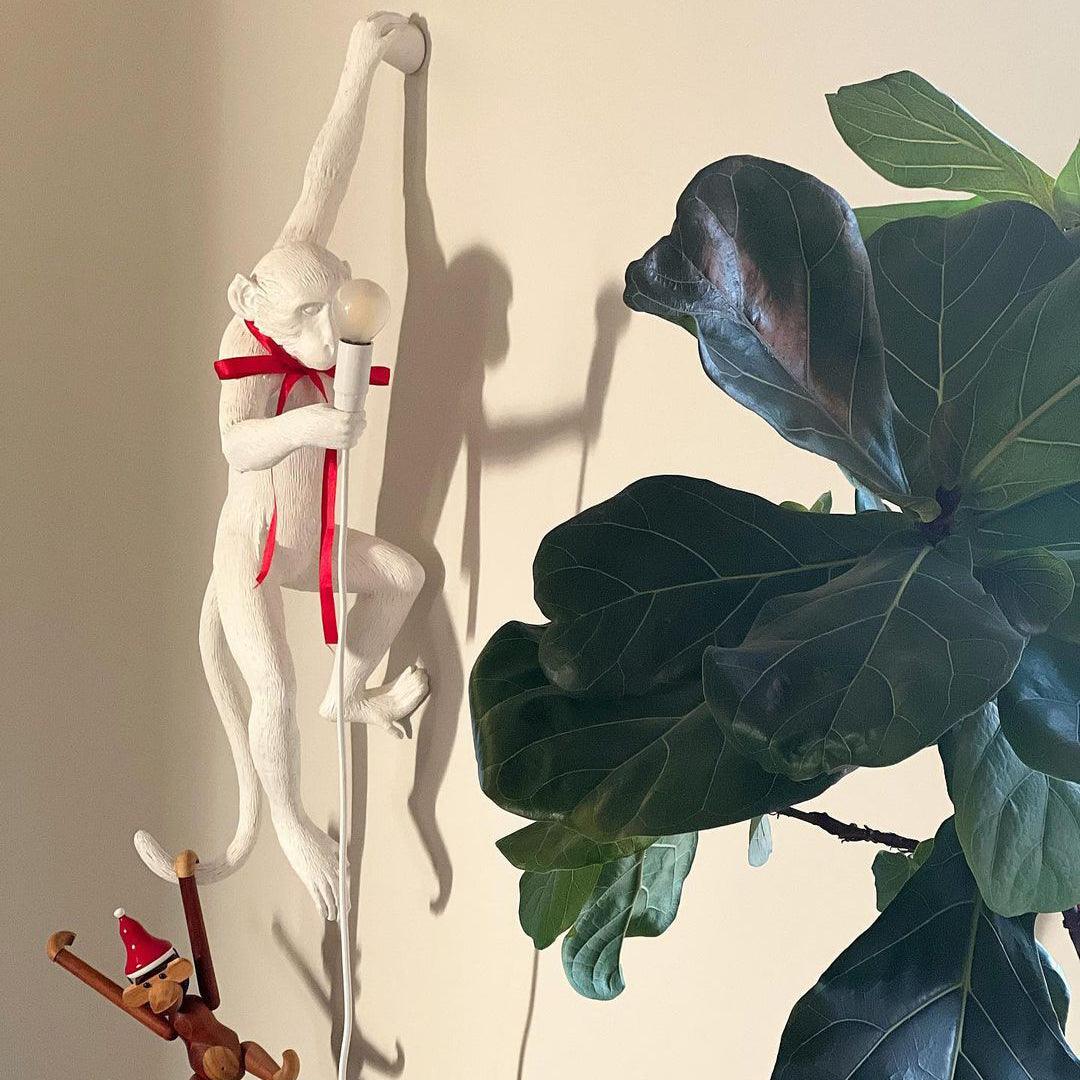 Bnx Art uniek Monkey hars wandlamp