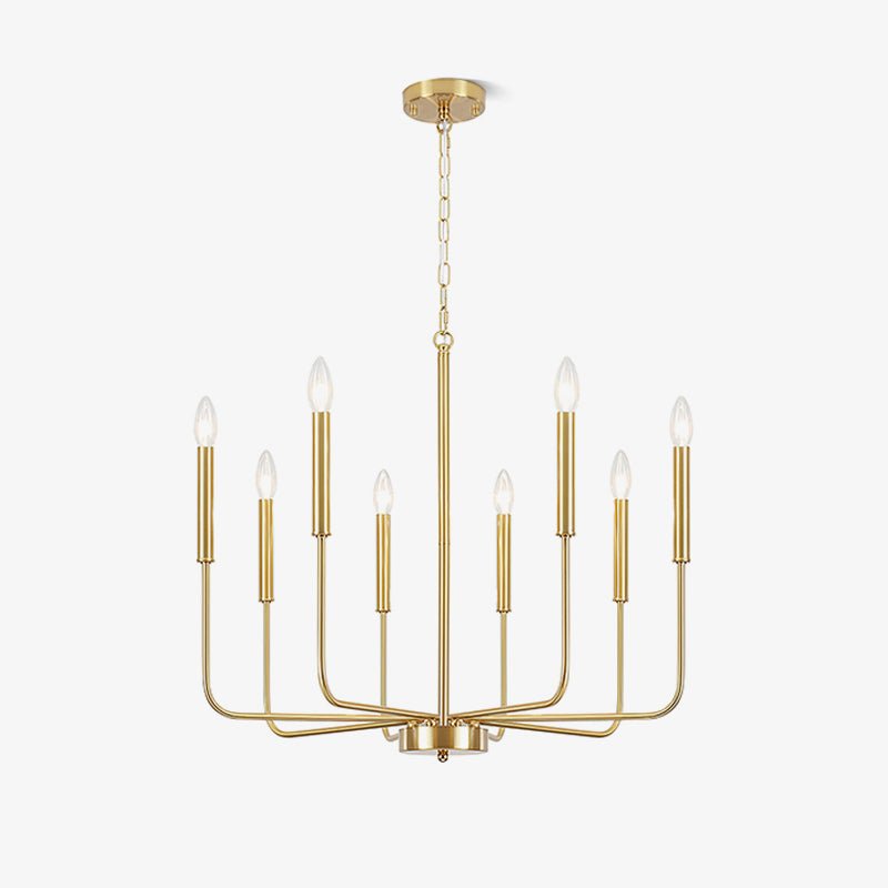 Luminora Kroonluchter met kaarsarmen in moderne stijl