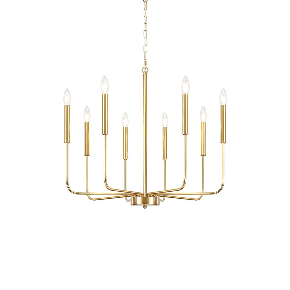 Luminora Kroonluchter met kaarsarmen in moderne stijl