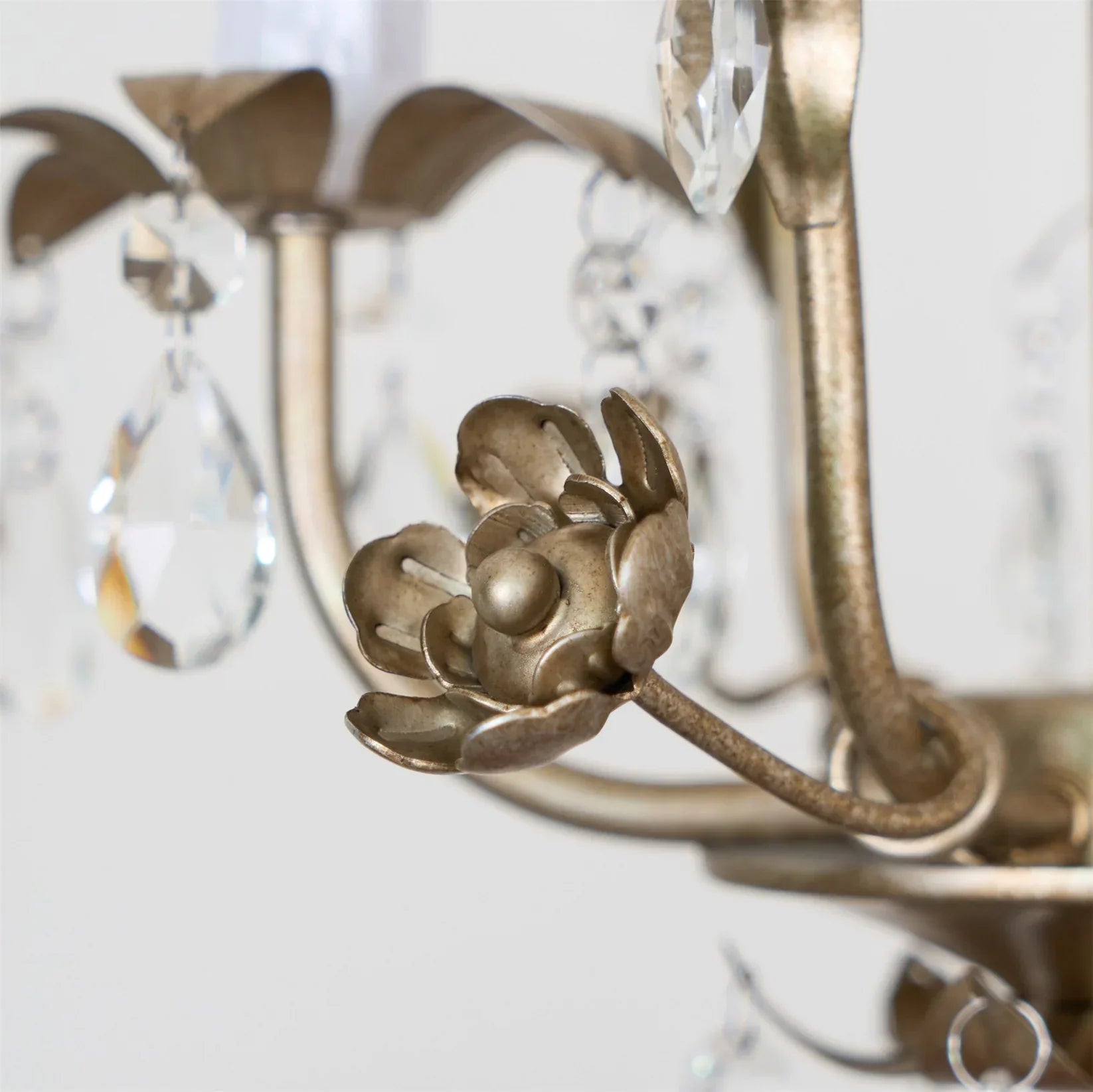 Alessio Vintage Goud Kristal Metaal Hanglampen Eetkamer Slaapkamer