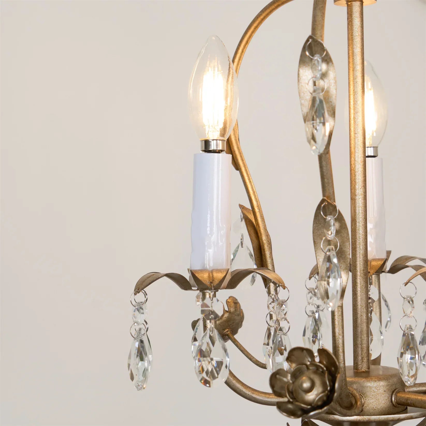 Alessio Vintage Goud Kristal Metaal Hanglampen Eetkamer Slaapkamer