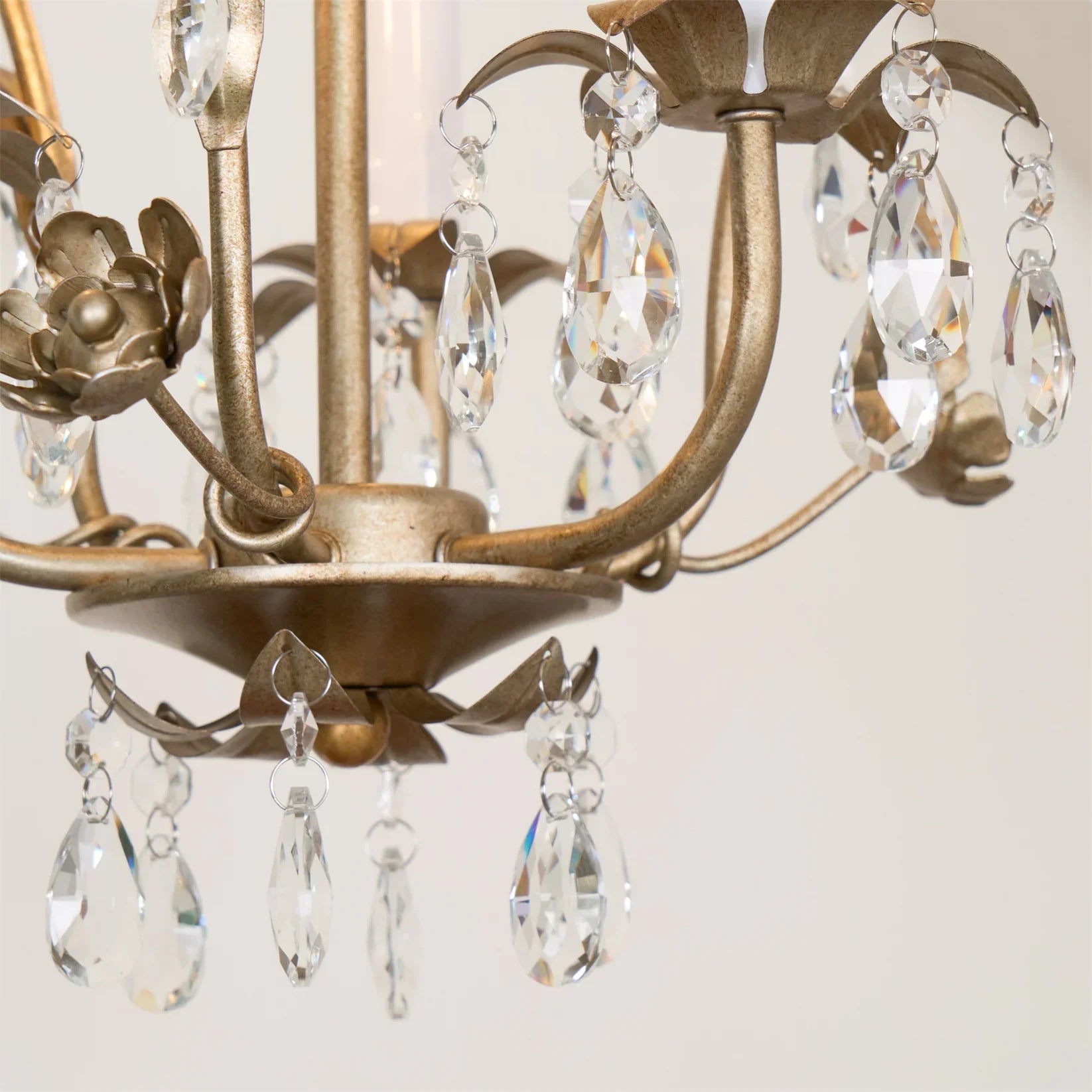 Alessio Vintage Goud Kristal Metaal Hanglampen Eetkamer Slaapkamer