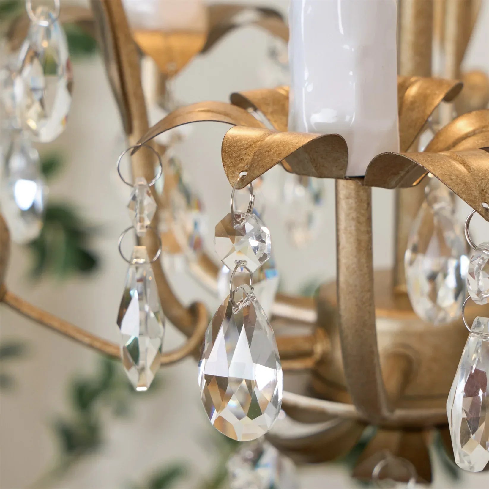 Alessio Vintage Goud Kristal Metaal Hanglampen Eetkamer Slaapkamer