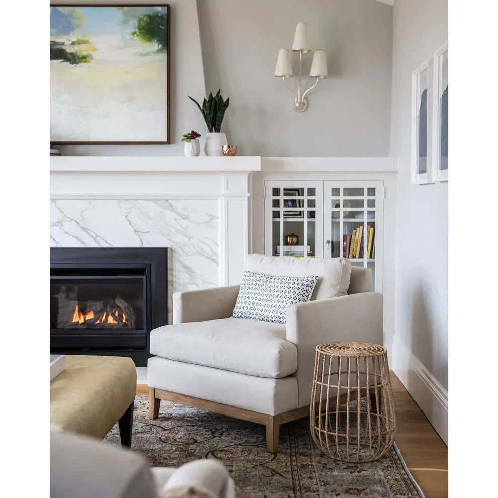 Alessio Vintage Klassiek Messing Stof Wandlamp Slaapkamer Hal Woonkamer
