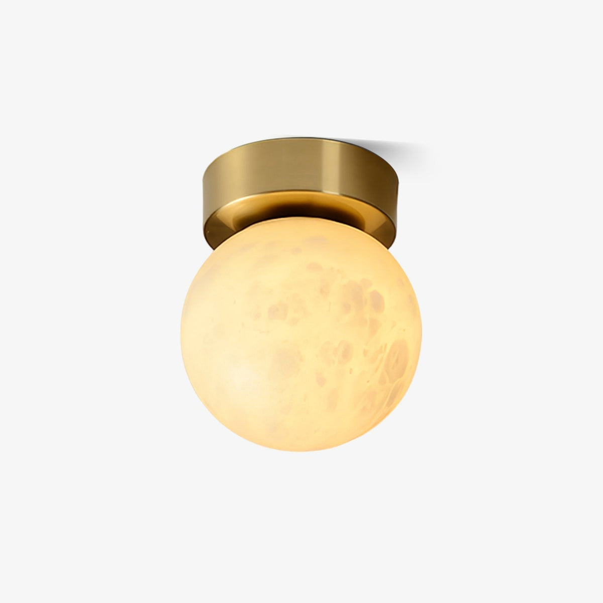Otheyra Minimalistische vlakke plafondlamp van albast