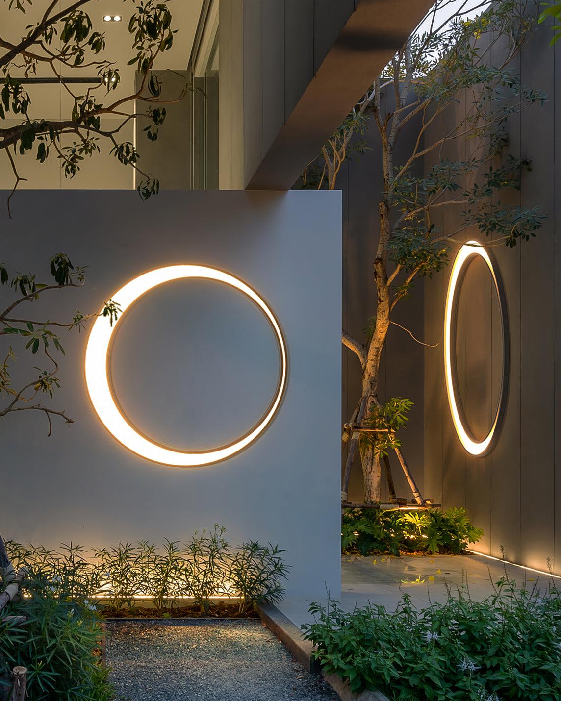 Noreliella ronde LED buitenwandlamp