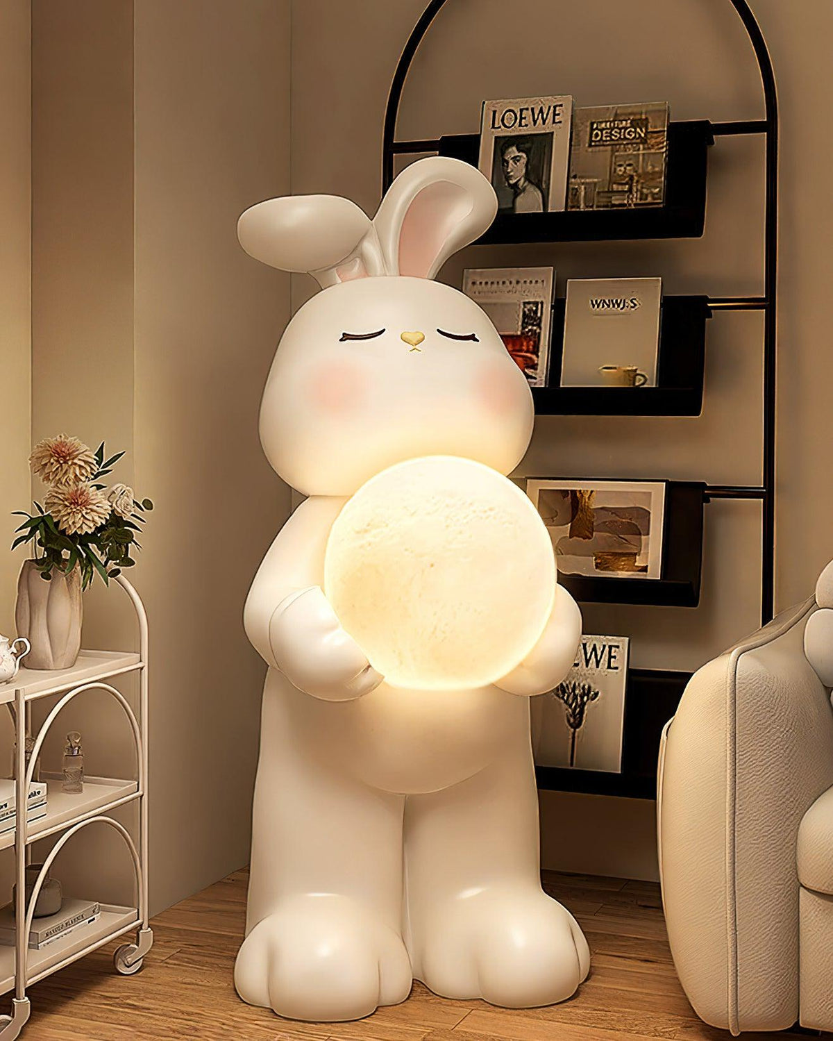 Moon Konijn vloerlamp