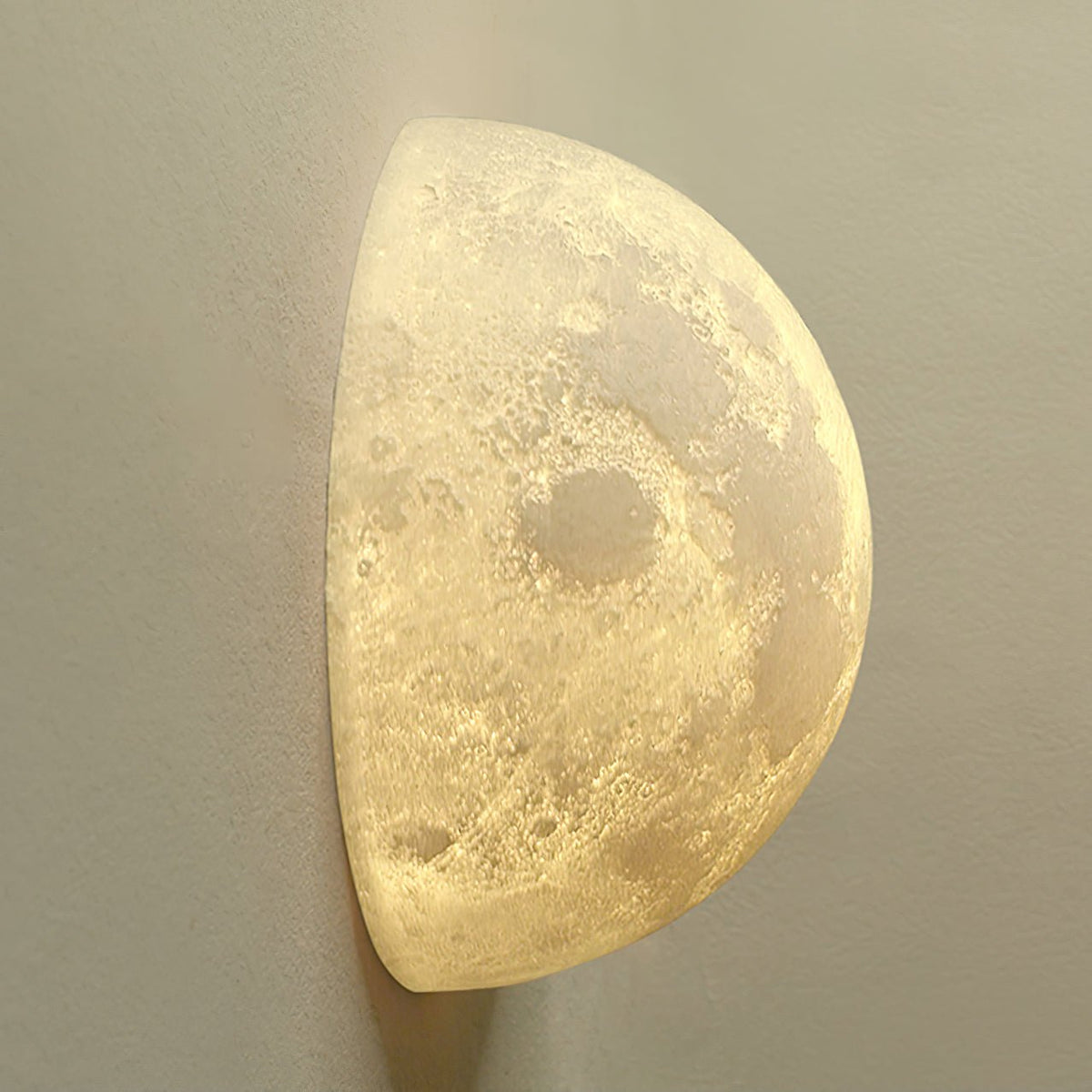 Brivel Noordse kunst Maan 3D wandlamp van kunststof