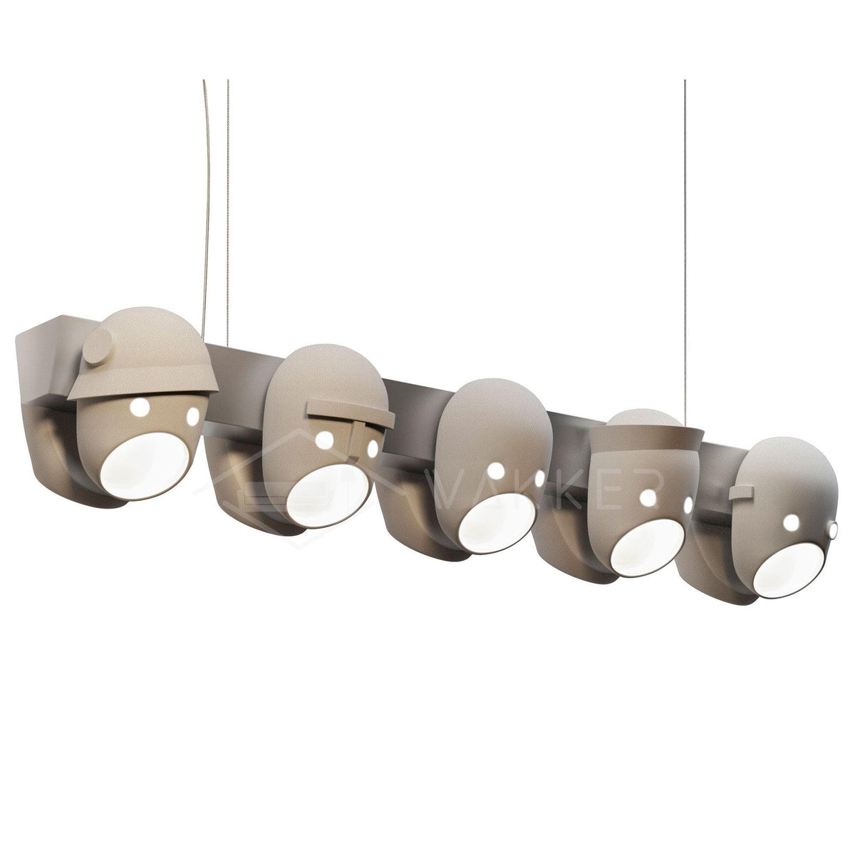 Mask wandlamp van hars