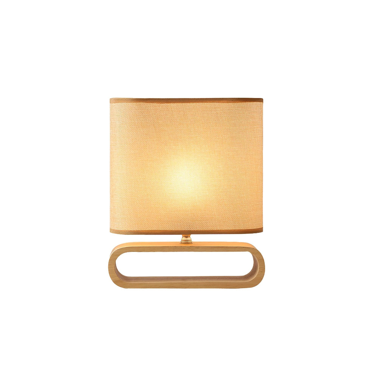 Loop Rustieke houten tafellamp