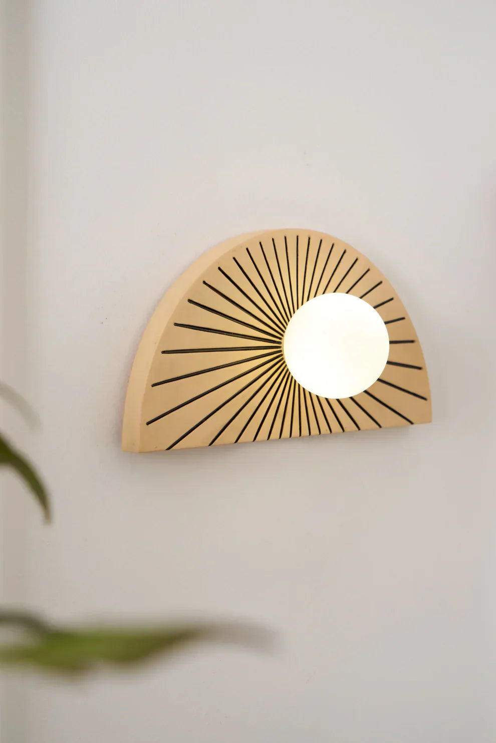 Elif Modern Geometrische Stijl Ongebruikelijk Hars Glas Wandlamp Slaapkamer Eetkamer