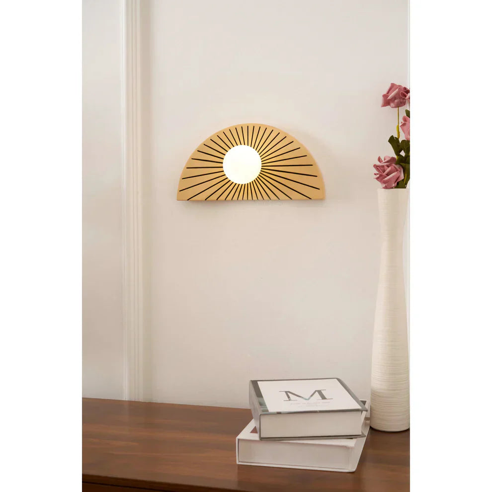 Elif Modern Geometrische Stijl Ongebruikelijk Hars Glas Wandlamp Slaapkamer Eetkamer