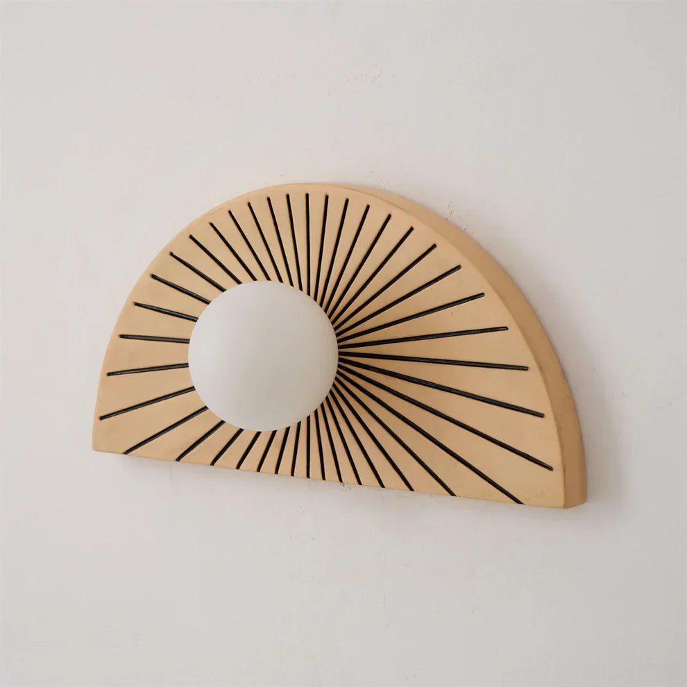 Elif Modern Geometrische Stijl Ongebruikelijk Hars Glas Wandlamp Slaapkamer Eetkamer