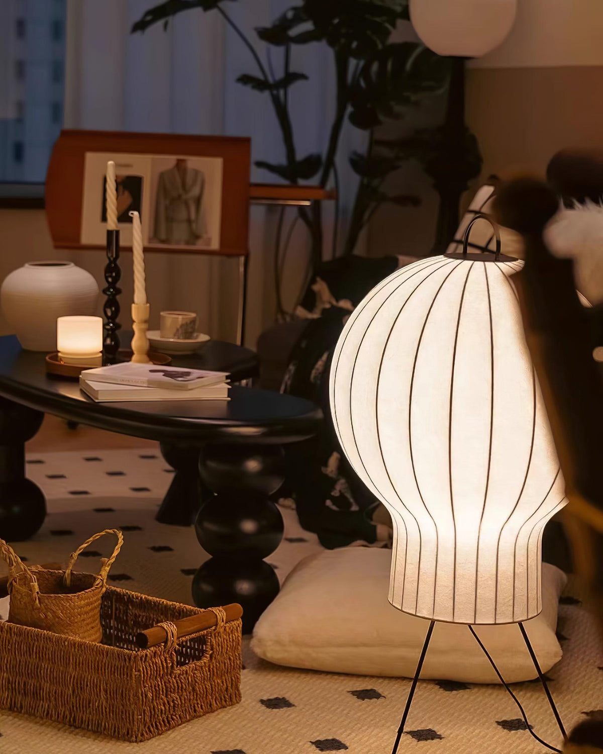 Balloon minimalistisch zijde vloerlamp