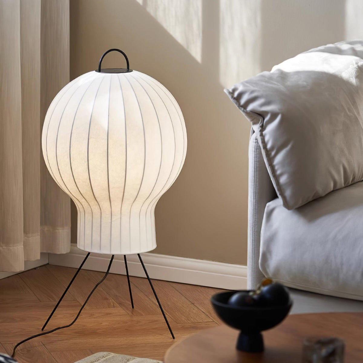 Balloon minimalistisch zijde vloerlamp