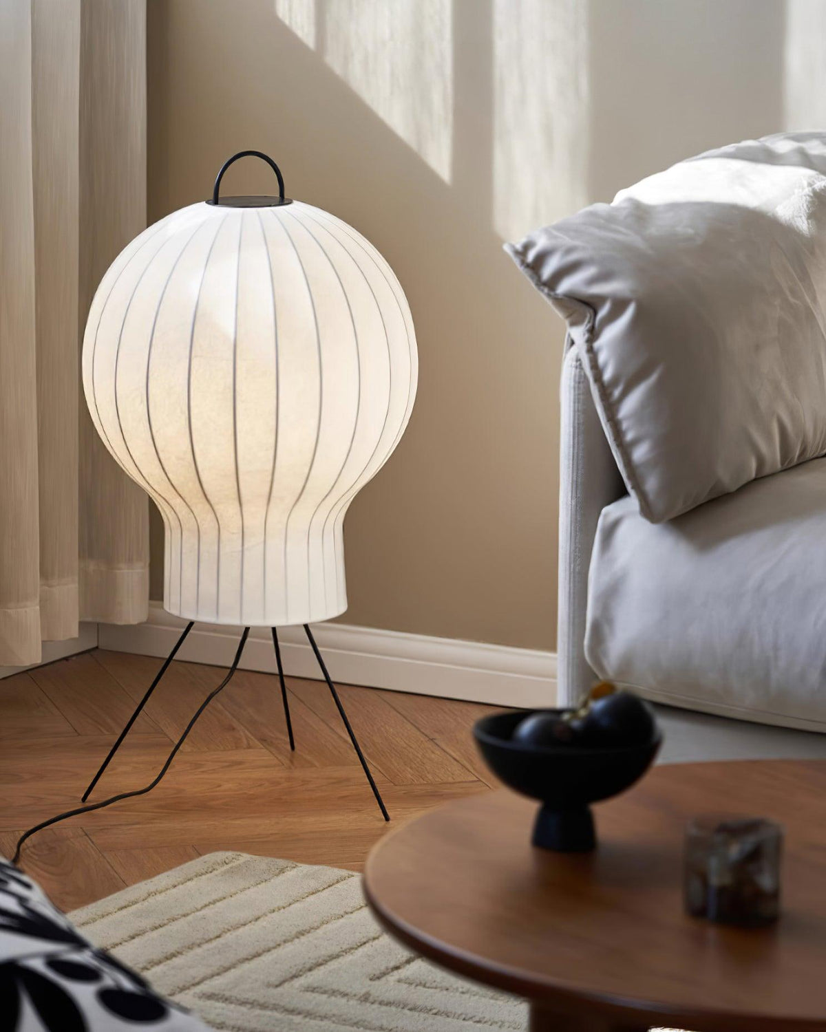 Balloon minimalistisch zijde vloerlamp