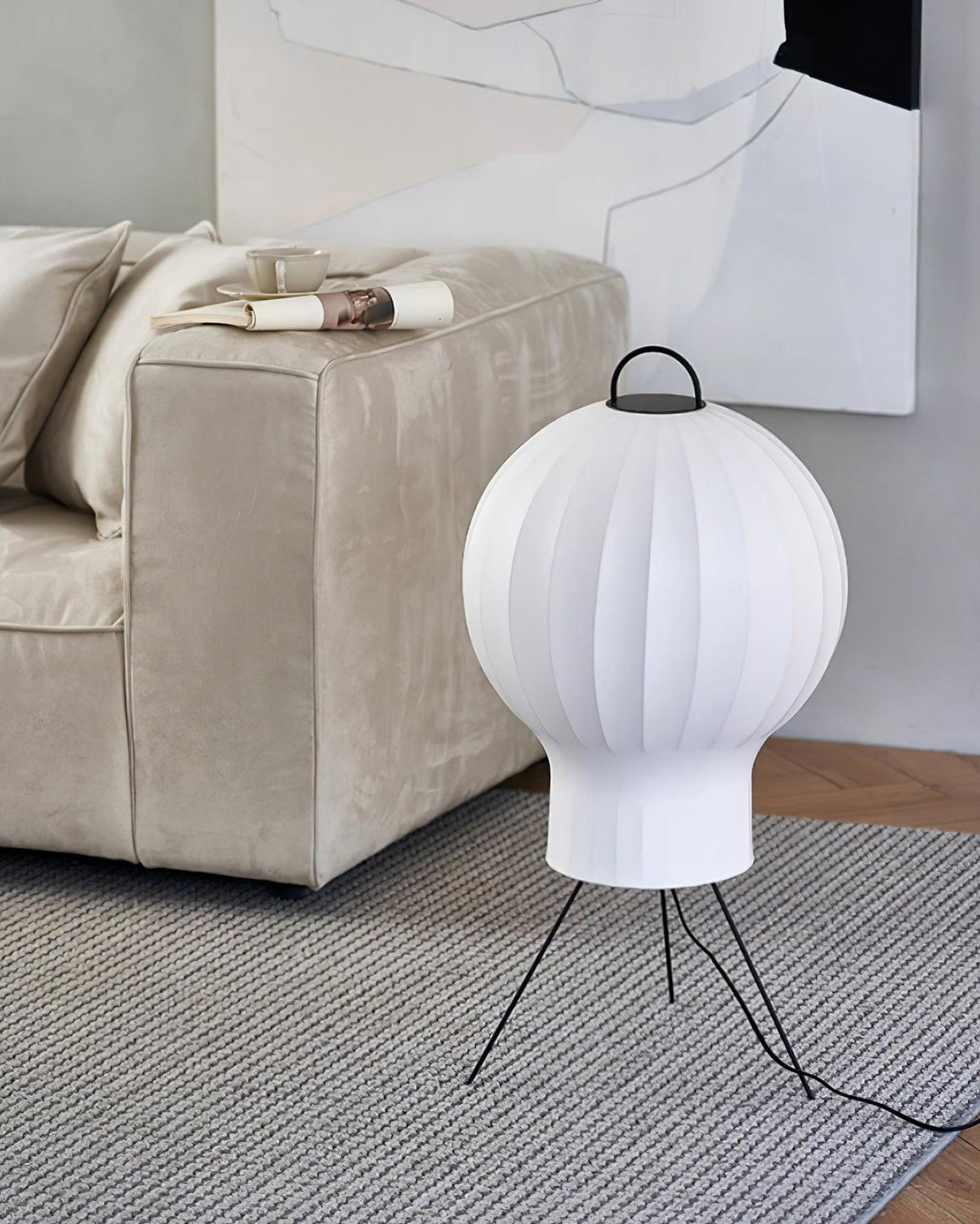 Balloon minimalistisch zijde vloerlamp
