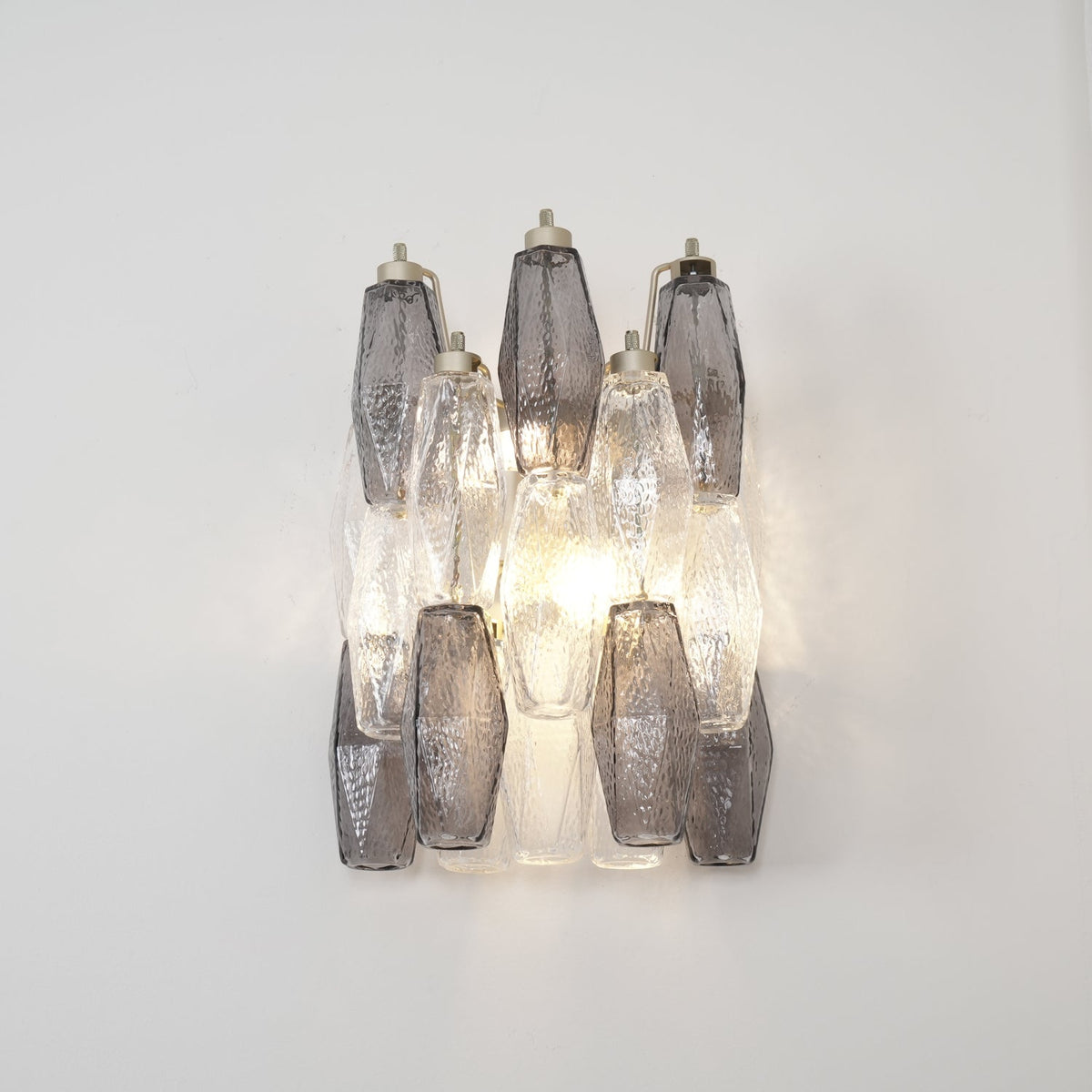 Eiruaria wandlamp Ruitvormig glas Gelaagd Hedendaags