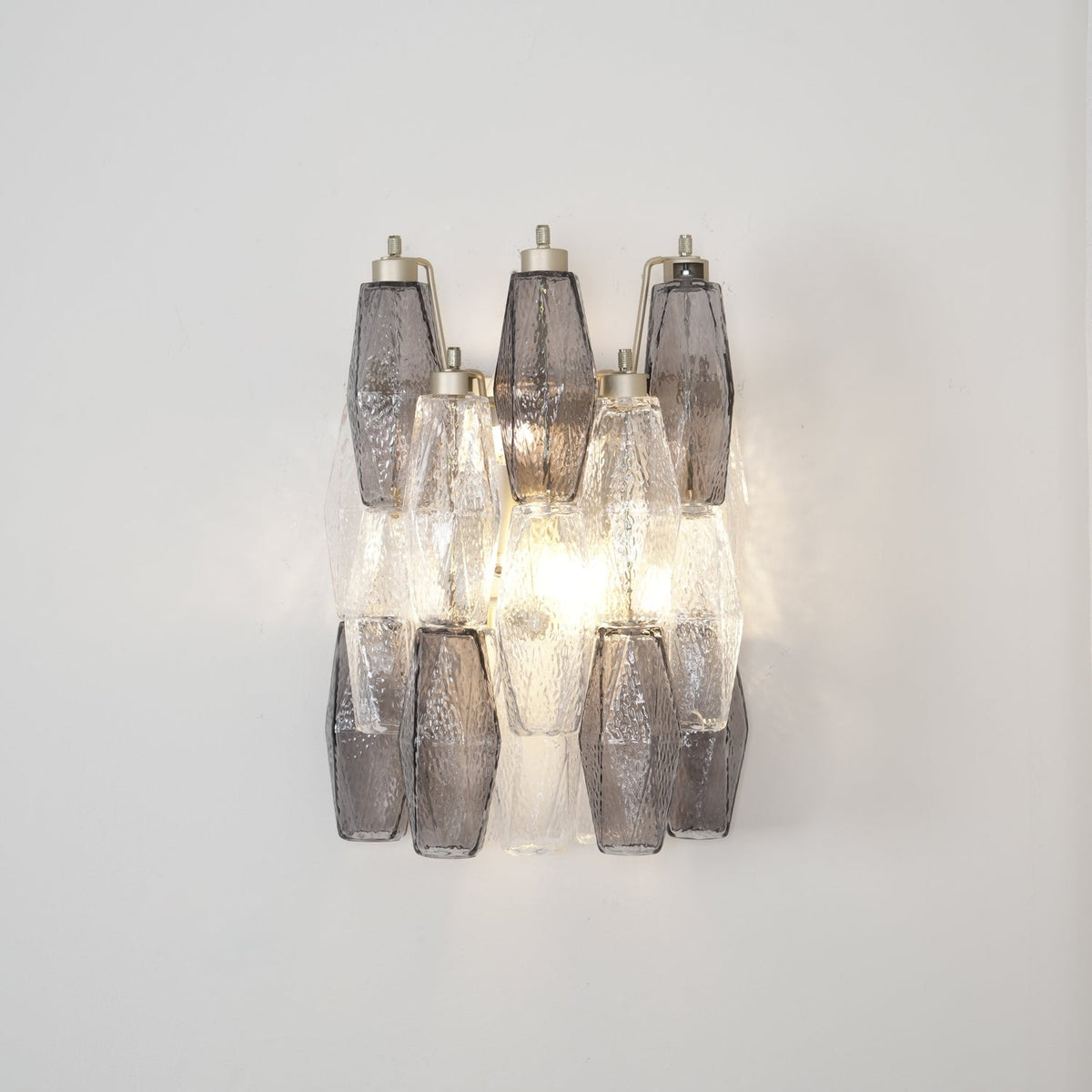 Eiruaria wandlamp Ruitvormig glas Gelaagd Hedendaags