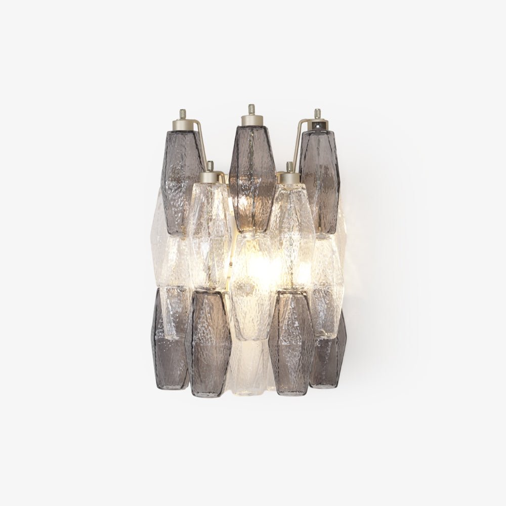 Eiruaria wandlamp Ruitvormig glas Gelaagd Hedendaags
