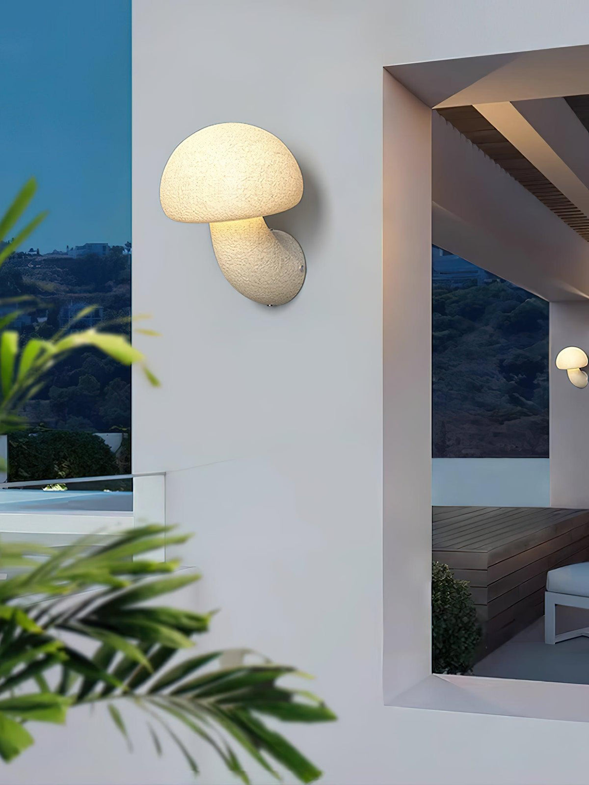 Mior Individual Creativity Mushroom hars wandlamp