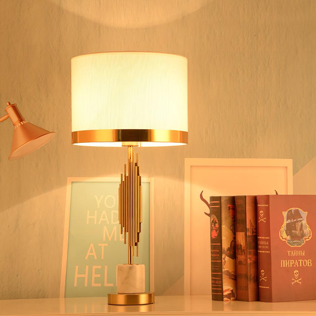 Opus tafellamp in marmer met Art Deco-ontwerp