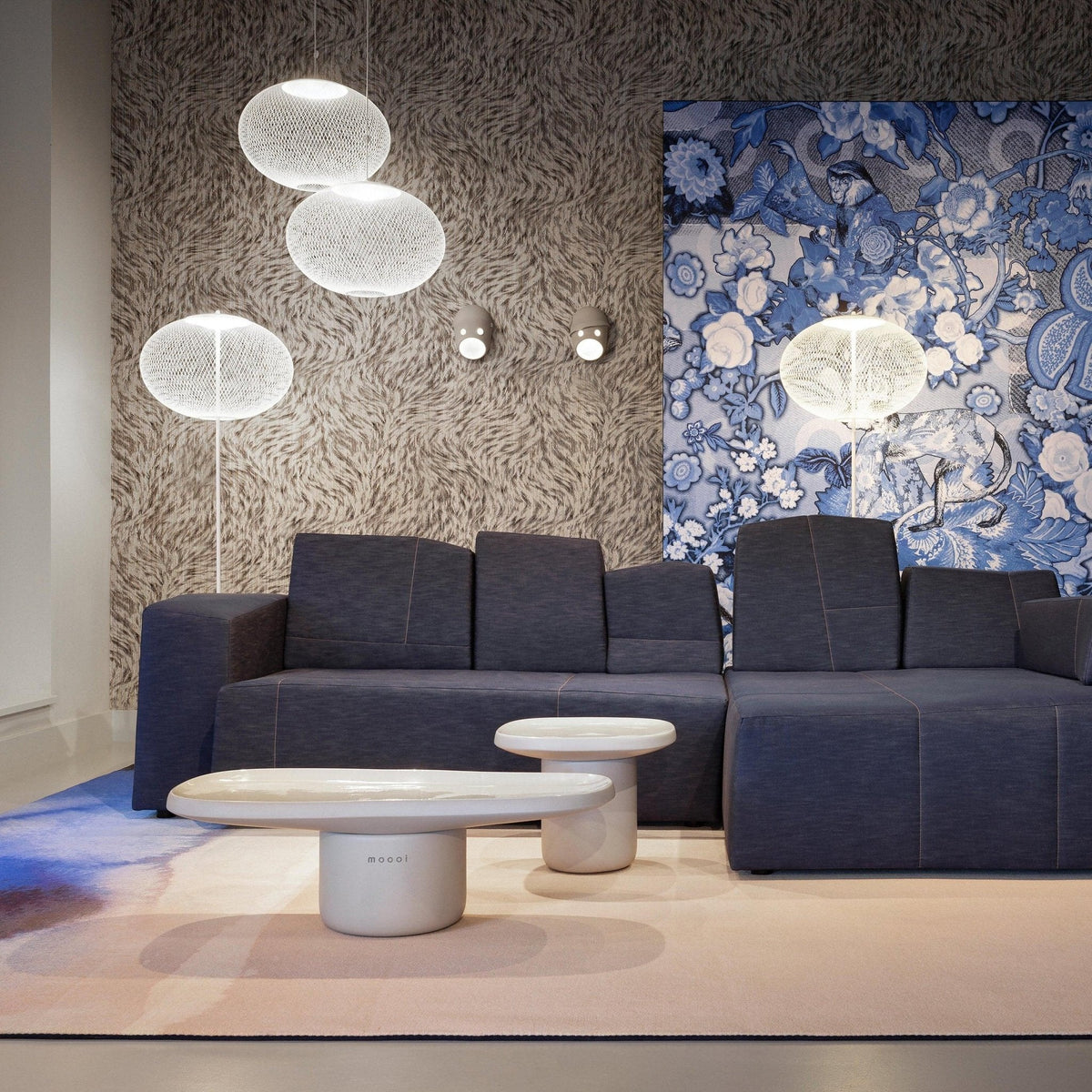 Ilsolyre industriële mesh vloerlamp