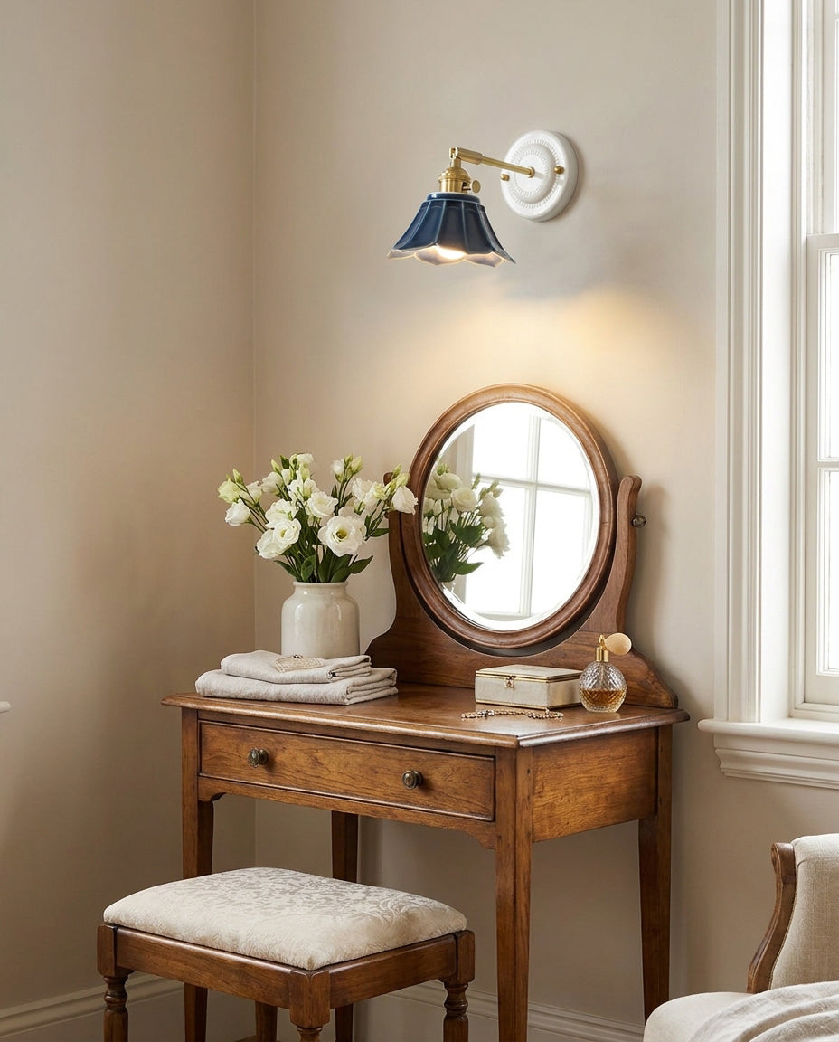 Navy wandlamp