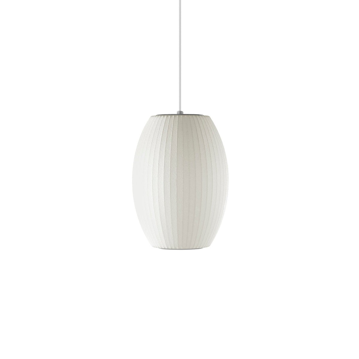 Bis hanglamp van zijde en staal