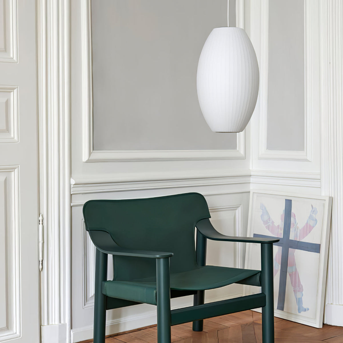 Nebula Bubble Mulberry Silk hanglamp