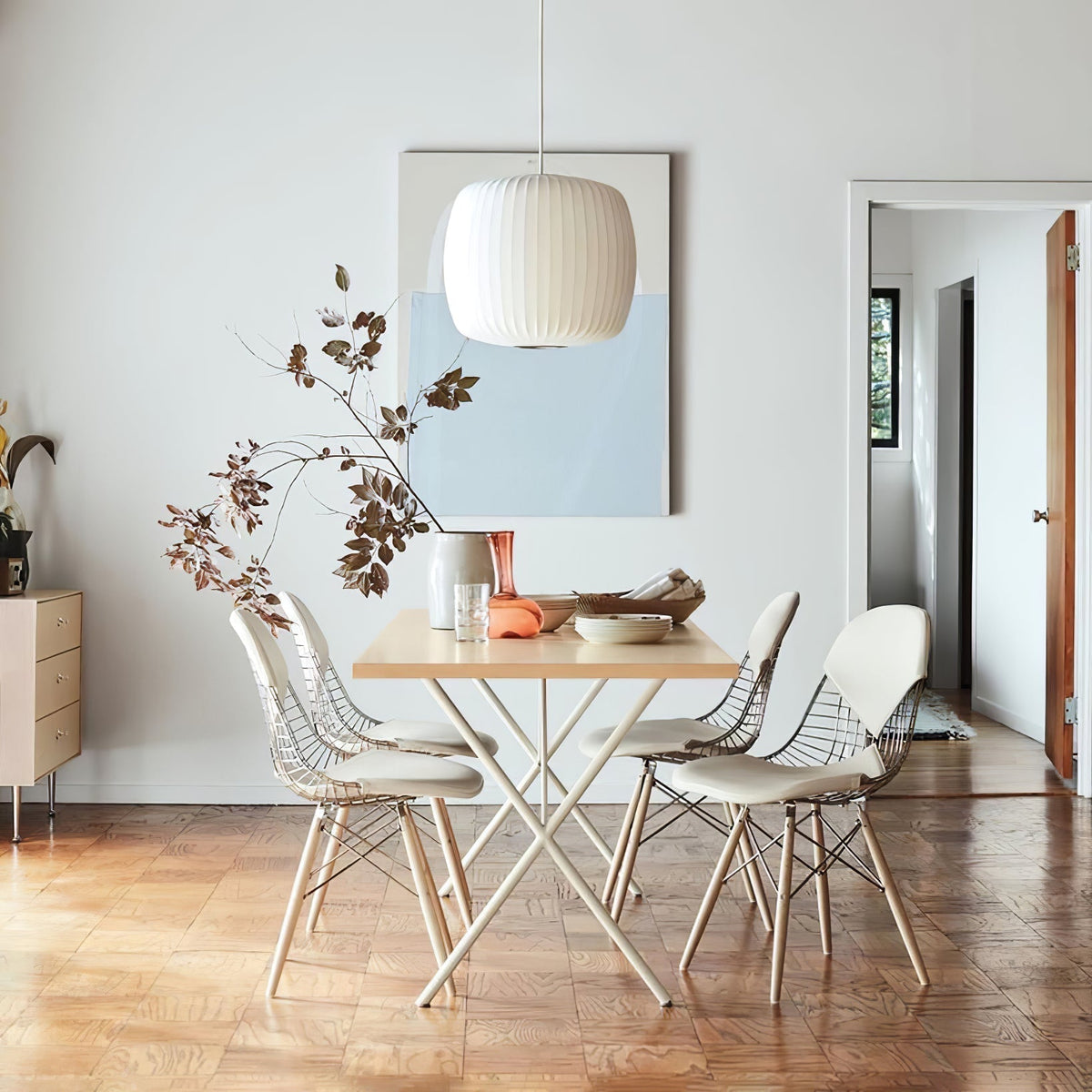 Nebula Bubble Mulberry Silk hanglamp
