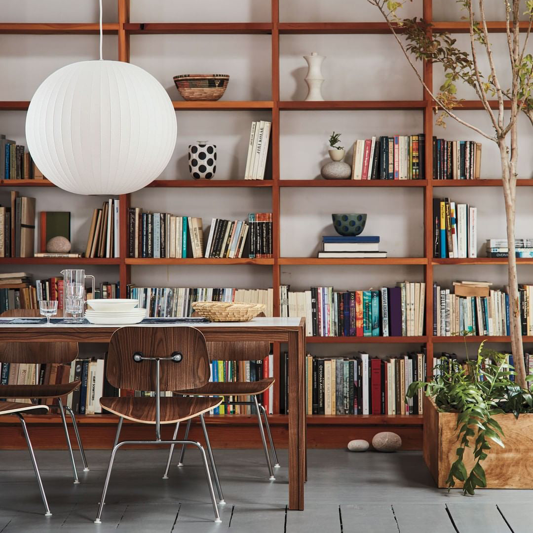 Bis hanglamp van zijde en staal