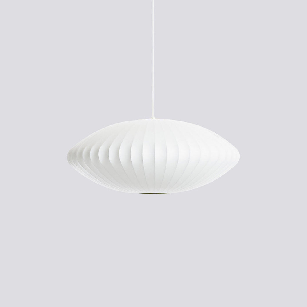 Bis hanglamp van zijde en staal