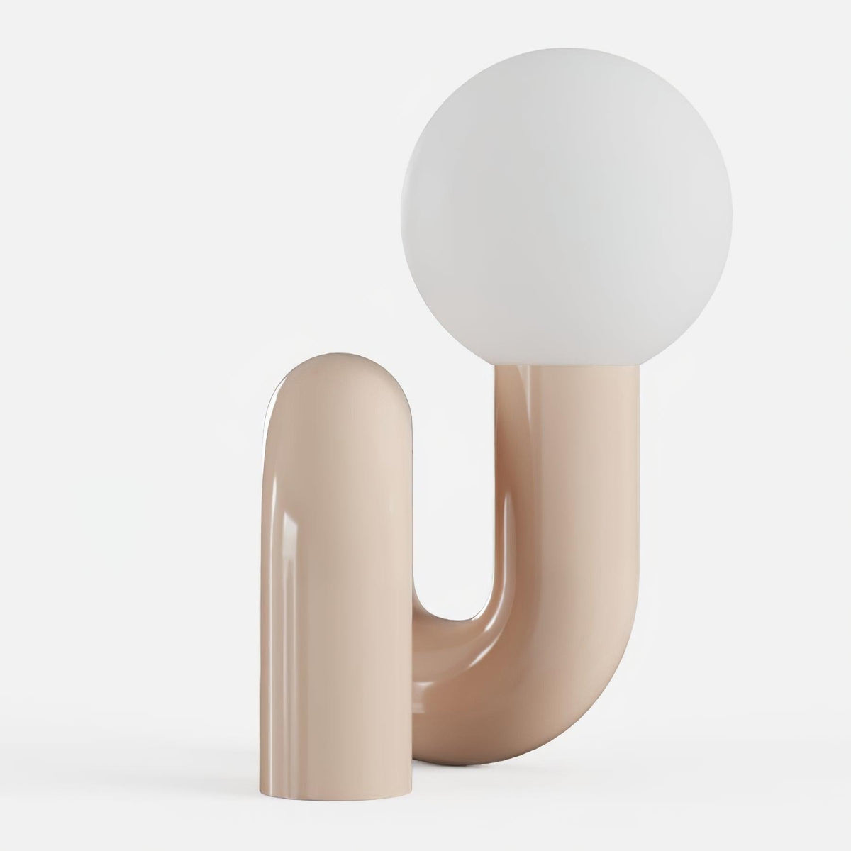 Soreeon tafellamp Playful N-vorm volledig wit