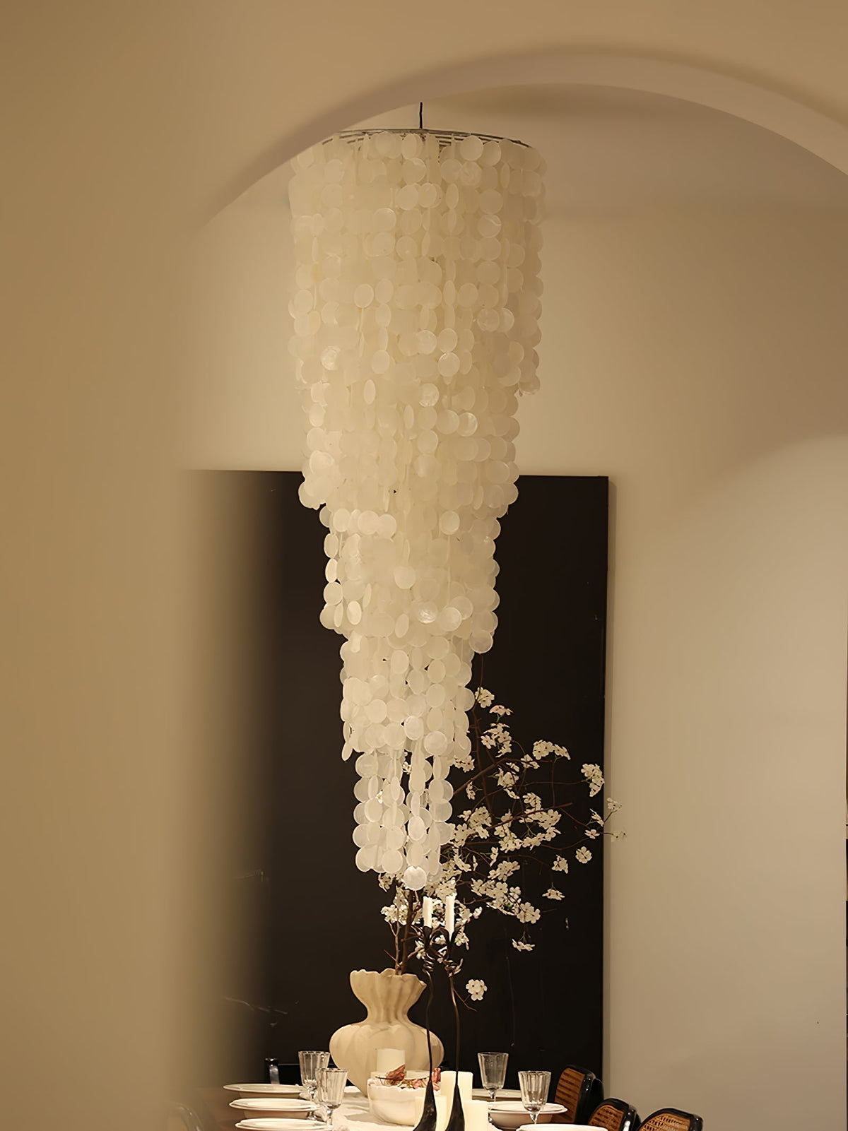 Eloryra Cascading Shell Kroonluchter
