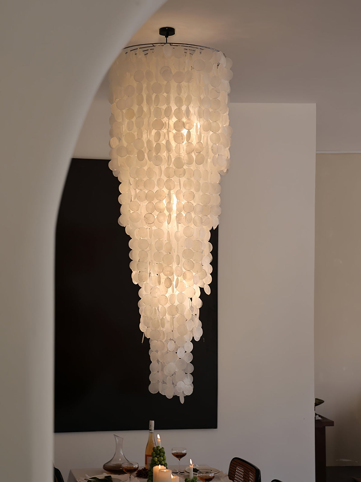 Eloryra Cascading Shell Kroonluchter