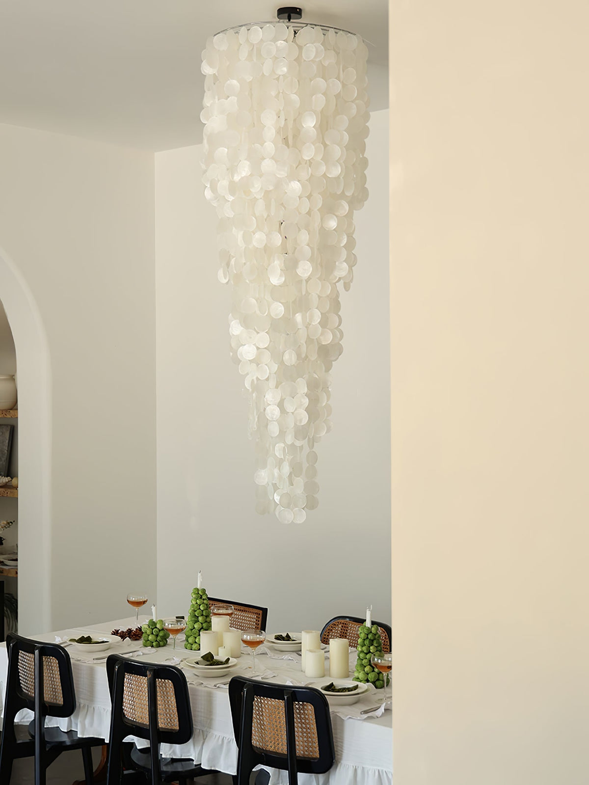 Eloryra Cascading Shell Kroonluchter