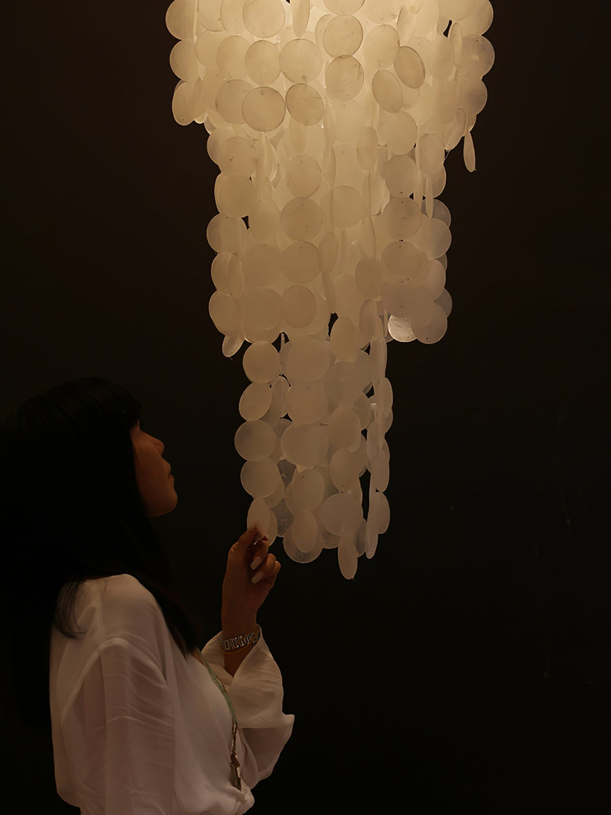 Eloryra Cascading Shell Kroonluchter
