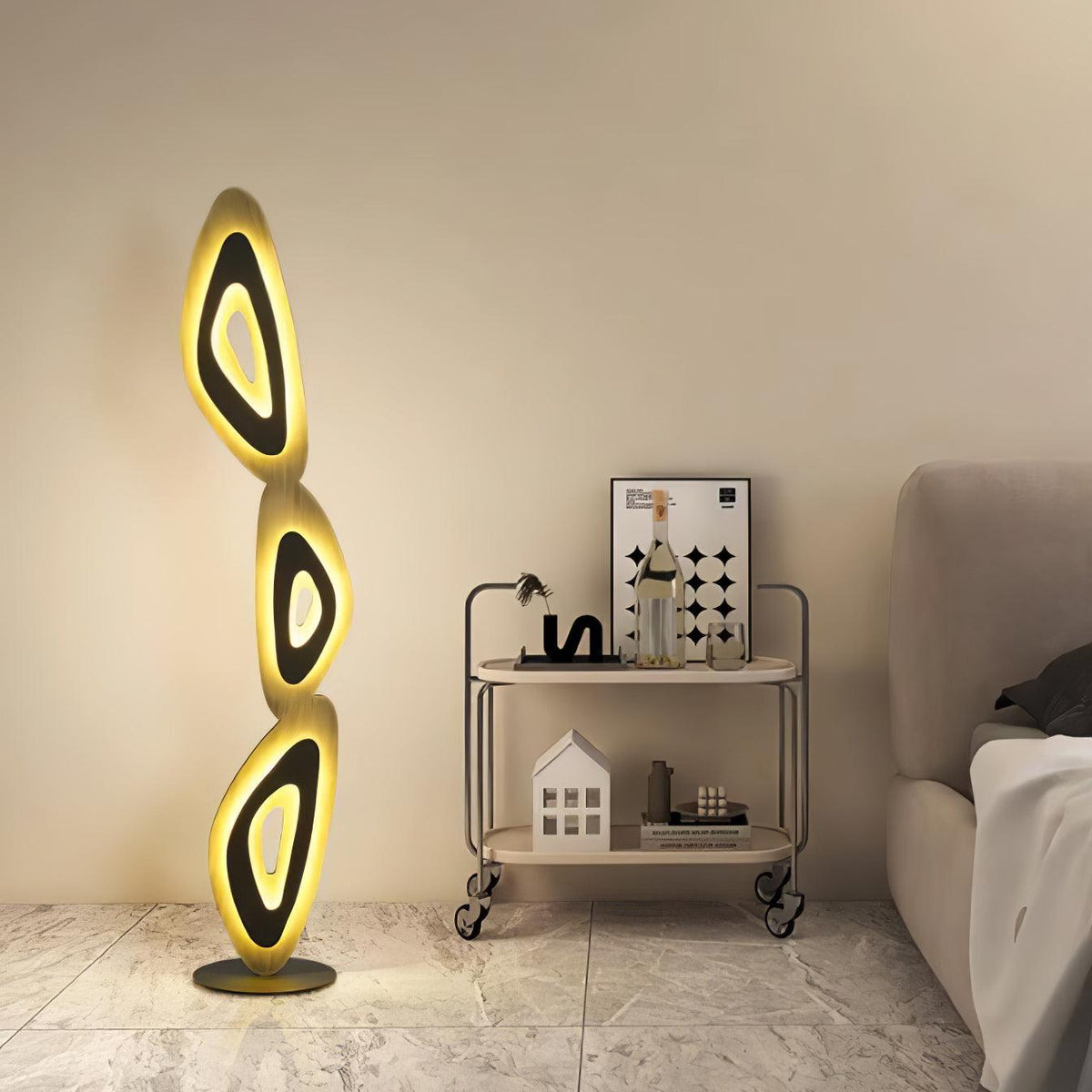 Isoloril Art Deco vloerlamp