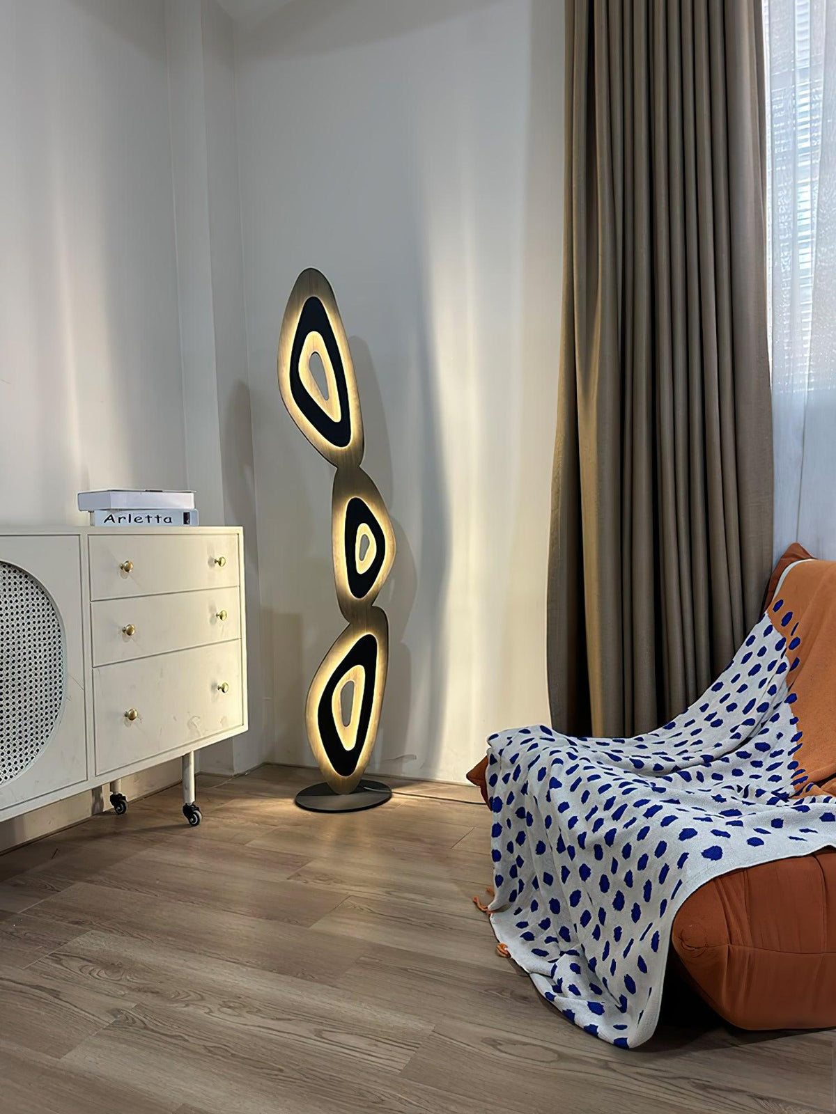 Isoloril Art Deco vloerlamp