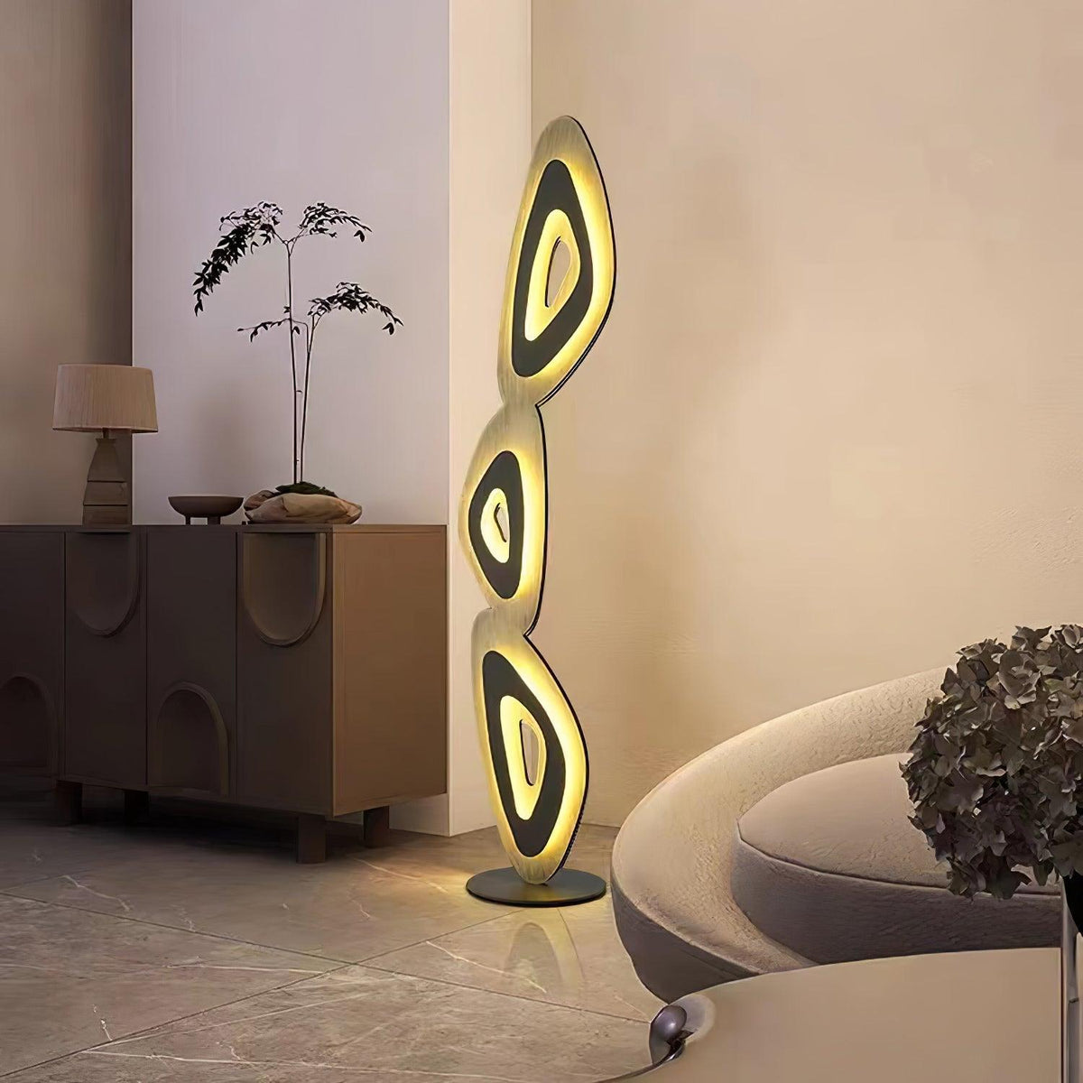 Isoloril Art Deco vloerlamp