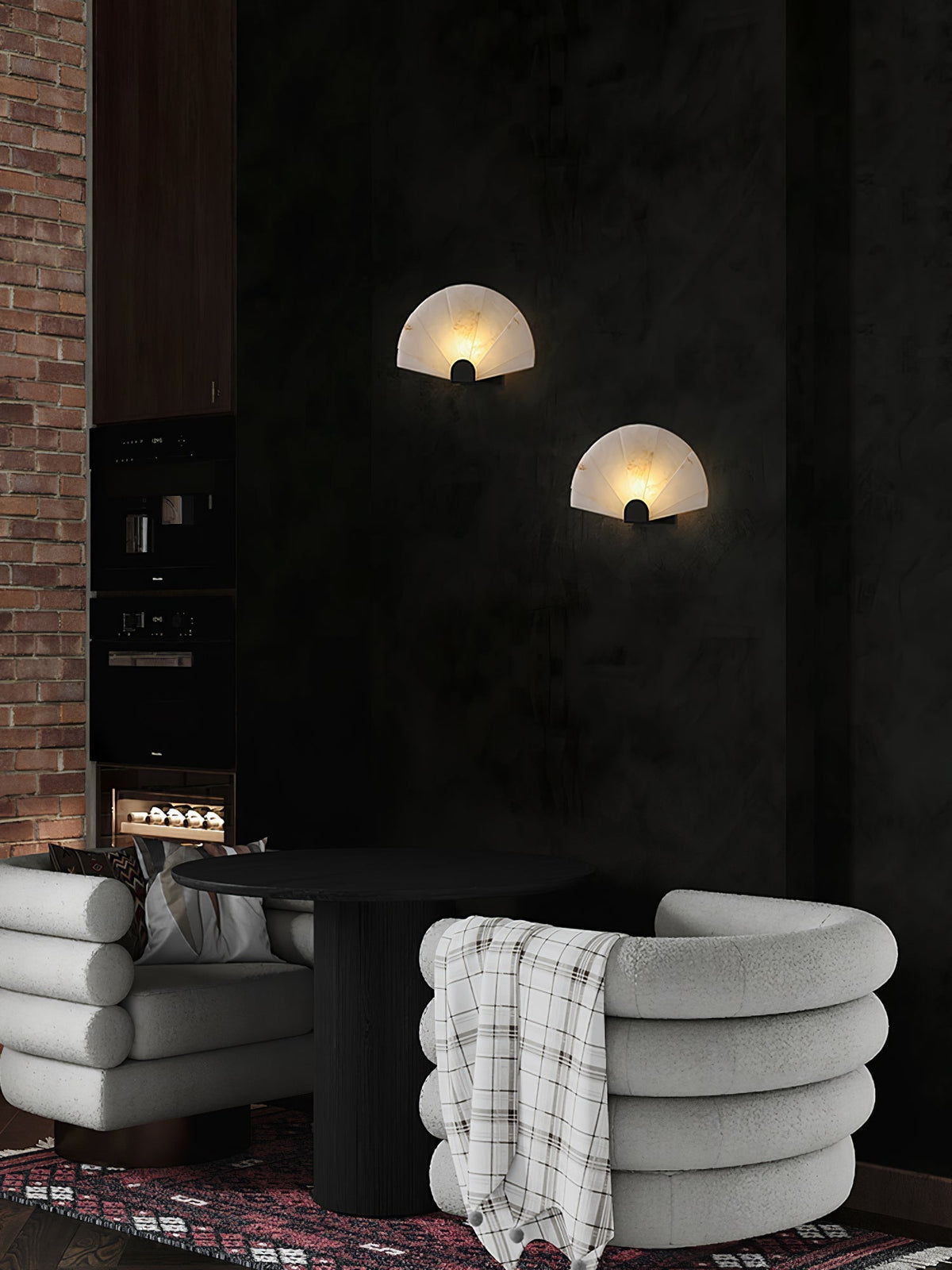Nivelella minimalistisch wandlamp van albast